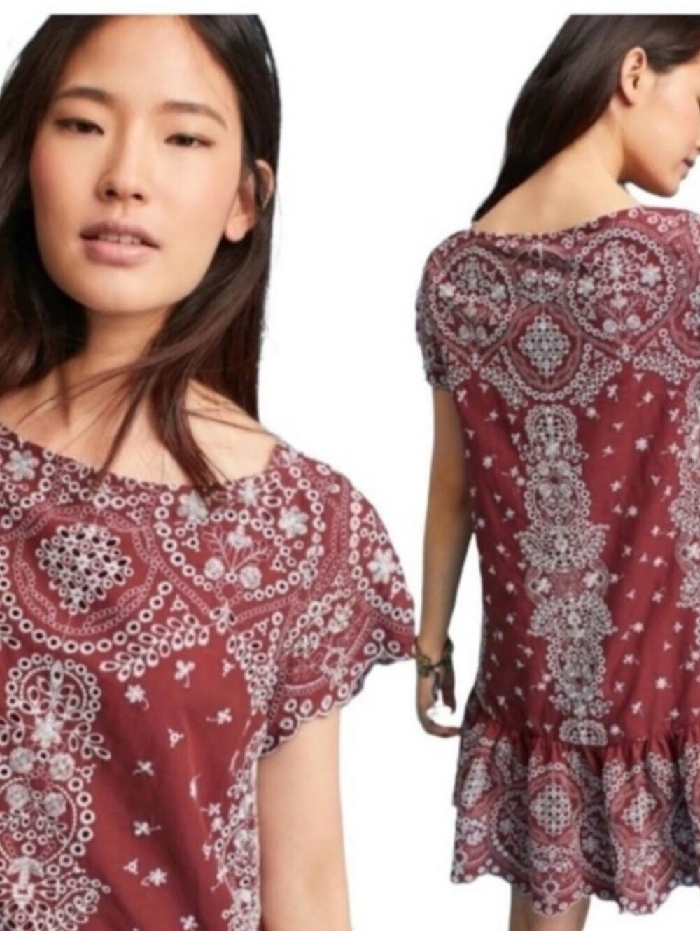 Anthropologie Feather Bone Ynez Tunic Dress Size L